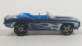 2014 Hot Wheels HW Workshop Heat Fleet '69 Camaro Convertible Dark Blue With Flames Die Cast Toy Car Vehicle