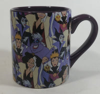 Disney Villains Character Collage Ceramic Dark Purple Coffee Mug Collectible