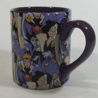 Disney Villains Character Collage Ceramic Dark Purple Coffee Mug Collectible