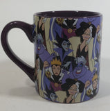 Disney Villains Character Collage Ceramic Dark Purple Coffee Mug Collectible