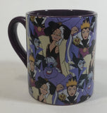 Disney Villains Character Collage Ceramic Dark Purple Coffee Mug Collectible