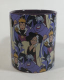 Disney Villains Character Collage Ceramic Dark Purple Coffee Mug Collectible