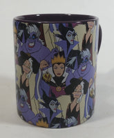 Disney Villains Character Collage Ceramic Dark Purple Coffee Mug Collectible