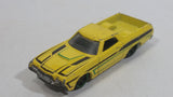 2014 HW Off-Road Hot Trucks Hot Wheels '72 Ford Ranchero Yellow Die Cast Toy Car Vehicle