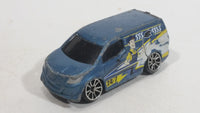 2013 MotorMax Fast Lane Street Linx 24/7 555-5555 Blue Grey Mini Van 6143-6 Die Cast Toy Car Vehicle