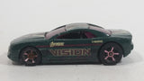 2015 Hot Wheels Marvel Avengers: Age of Ultron Muscle Tone Dark Green Die Cast Toy Car Vehicle