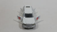 1992 Road Champs Deluxe Series Airport Limousine White Die Cast Toy Car Vehicle With Opening Doors and Sliding Sunroof