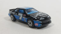 1995 Matchbox Pontiac Grand Prix Stock Car #7 Outlaw Auto Parts Black Blue Die Cast Toy Race Car Vehicle