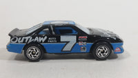 1995 Matchbox Pontiac Grand Prix Stock Car #7 Outlaw Auto Parts Black Blue Die Cast Toy Race Car Vehicle