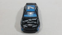 1995 Matchbox Pontiac Grand Prix Stock Car #7 Outlaw Auto Parts Black Blue Die Cast Toy Race Car Vehicle