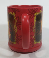 Disney Genuine Authentic Original Classic Animation Tinkerbell Peter Pan Red Ceramic Coffee Mug Collectible