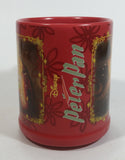 Disney Genuine Authentic Original Classic Animation Tinkerbell Peter Pan Red Ceramic Coffee Mug Collectible