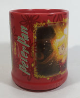 Disney Genuine Authentic Original Classic Animation Tinkerbell Peter Pan Red Ceramic Coffee Mug Collectible