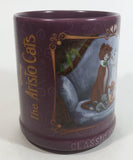 Disney Genuine Authentic Original Classic Animation the Aristo Cats Purple Ceramic Coffee Mug Collectible