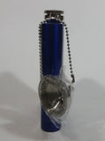 Spoontiques Beautiful 3 Wolves Howling at Full Moon Metallic Blue Stainless Steel Pocket Flask