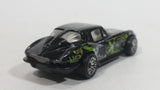 1999 Hot Wheels '64 Corvette Sting Ray X-Treme Black Die Cast Toy Classic Muscle Car Vehicle