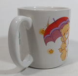 1985 American Greetings Care Bears "Fill your day with starshine!" White Stoneware Coffee Mug Collectible