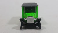 1996 Matchbox 1921 Model T Ford Kellogg's Frosted Apple Jacks Cereal Bright Green Die Cast Toy Classic Antique Car Delivery Vehicle