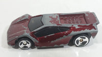 1999 Hot Wheels Maximizer Dark Red Die Cast Toy Car - McDonald's Happy Meal 10/16