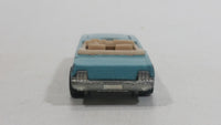 2014 Hot Wheels Mustang 50th '65 Mustang Convertible Light Blue Die Cast Toy Car Vehicle with Opening Hood