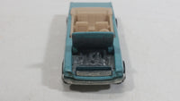 2014 Hot Wheels Mustang 50th '65 Mustang Convertible Light Blue Die Cast Toy Car Vehicle with Opening Hood