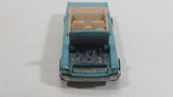 2014 Hot Wheels Mustang 50th '65 Mustang Convertible Light Blue Die Cast Toy Car Vehicle with Opening Hood