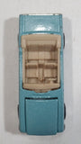 2014 Hot Wheels Mustang 50th '65 Mustang Convertible Light Blue Die Cast Toy Car Vehicle with Opening Hood