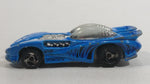 2000 Hot Wheels Super Launcher Splittin' Image II Neon Blue Die Cast Toy Car Vehicle