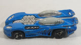 2000 Hot Wheels Super Launcher Splittin' Image II Neon Blue Die Cast Toy Car Vehicle