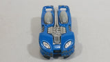 2000 Hot Wheels Super Launcher Splittin' Image II Neon Blue Die Cast Toy Car Vehicle