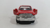 2016 Maisto Dodge Ram Truck City F.D. Fire Search and Rescue Red 1/46 Scale Pull Back Motorized Friction Die Cast Toy Car Vehicle with Opening Doors - Damaged lights on the roof