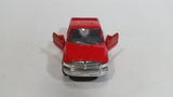 2016 Maisto Dodge Ram Truck City F.D. Fire Search and Rescue Red 1/46 Scale Pull Back Motorized Friction Die Cast Toy Car Vehicle with Opening Doors - Damaged lights on the roof