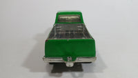 Vintage Tonka Pickup Truck Bright Green and Chrome Pressed Steel Toy Car Vehicle with Towing Hitch