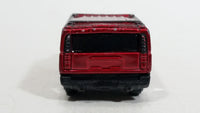 Maisto Hummer H2 Dark Red Die Cast Toy Truck SUV Vehicle