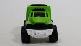 2012 Matchbox City Garbage Grinder Truck Lime Green Die Cast Toy Car Vehicle