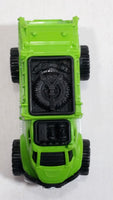 2012 Matchbox City Garbage Grinder Truck Lime Green Die Cast Toy Car Vehicle