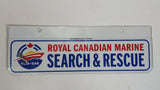 Royal Canadian Marine Search & Rescue License Plate Add-On Metal Tag