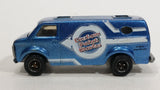 2009 Matchbox Service Center Chevy Van Custom Paint Works Metalflake Blue Die Cast Toy Car Vehicle