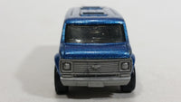 2009 Matchbox Service Center Chevy Van Custom Paint Works Metalflake Blue Die Cast Toy Car Vehicle