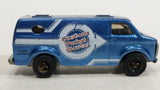 2009 Matchbox Service Center Chevy Van Custom Paint Works Metalflake Blue Die Cast Toy Car Vehicle