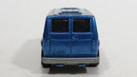 2009 Matchbox Service Center Chevy Van Custom Paint Works Metalflake Blue Die Cast Toy Car Vehicle