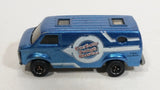 2009 Matchbox Service Center Chevy Van Custom Paint Works Metalflake Blue Die Cast Toy Car Vehicle