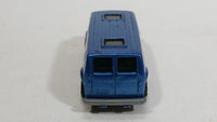 2009 Matchbox Service Center Chevy Van Custom Paint Works Metalflake Blue Die Cast Toy Car Vehicle