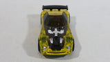 2012 Hot Wheels Track Stars Nerve Hammer #6 Clear Yellow Die Cast Toy Car Vehicle