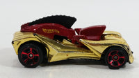 2012 Hot Wheels Troy Solider Gold Chrome Die Cast Toy Car Vehicle