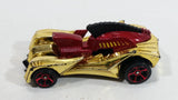 2012 Hot Wheels Troy Solider Gold Chrome Die Cast Toy Car Vehicle