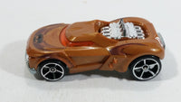 2012 Hot Wheels Growler Brown Die Cast Toy Car Vehicle