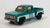 2009 Matchbox Service Center 1975 Chevy Stepside Truck Green Die Cast Toy Car Vehicle