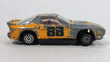 Rare Vintage Zee Toys Dyna Wheels Mazda Rx-7 Turbo #88 D90 Orange Mustard Yellow Die Cast Toy Race Car Vehicle