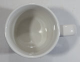 Bright And Early Coffee Blue and White Ceramic Coffee Mug Cup